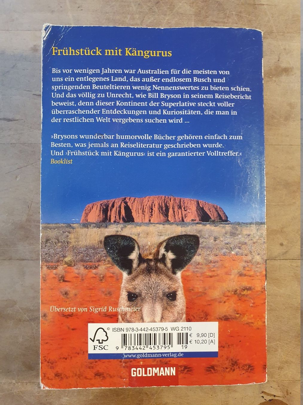 Bücher: Frühstück mit Kängurus Bill Bryson Goldmann – Gebraucht aus Zürich von loosebone 1