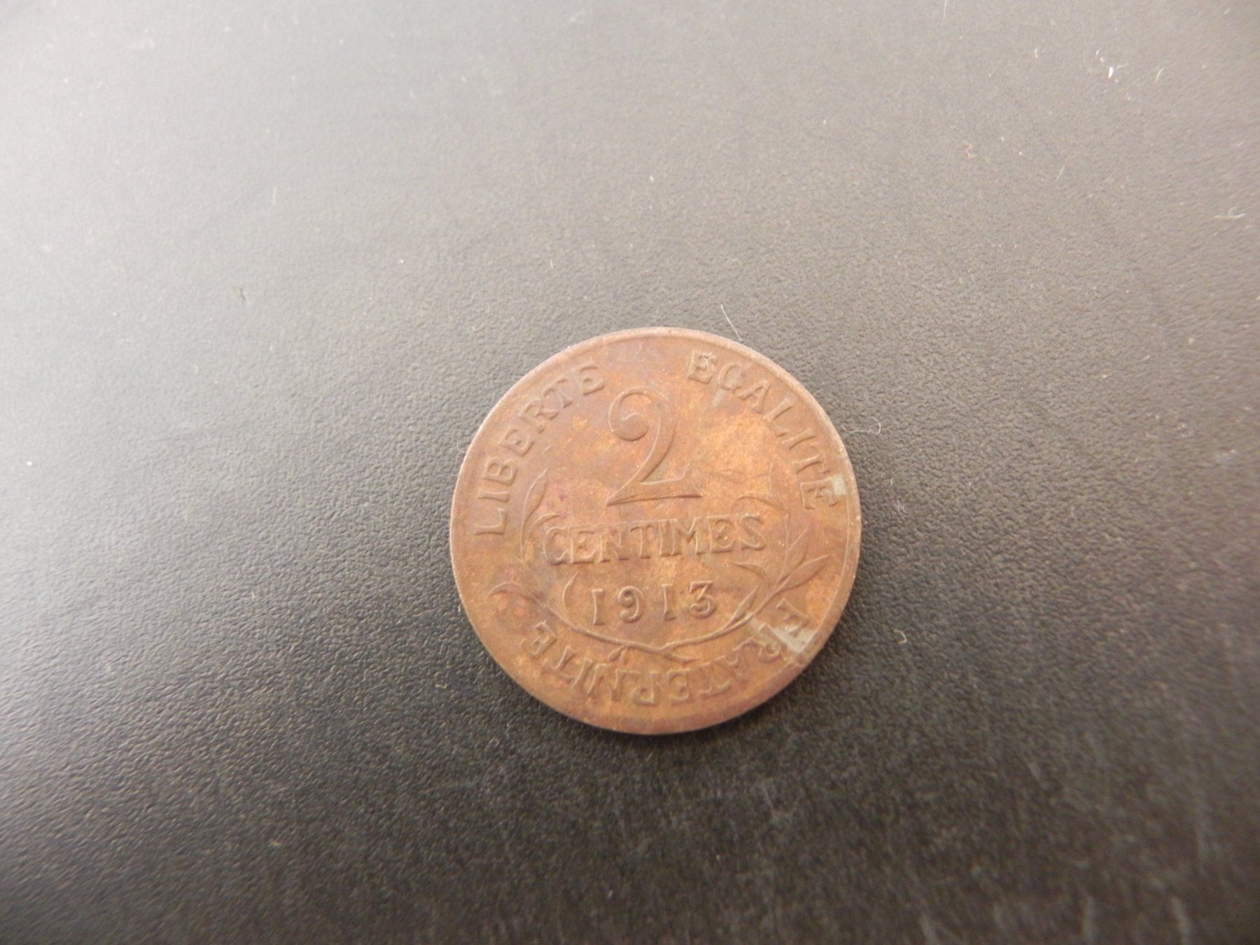 Tutti le monete: France 2 Centimes 1913 – Usato da Biel/Bienne venduto da Gogolozi