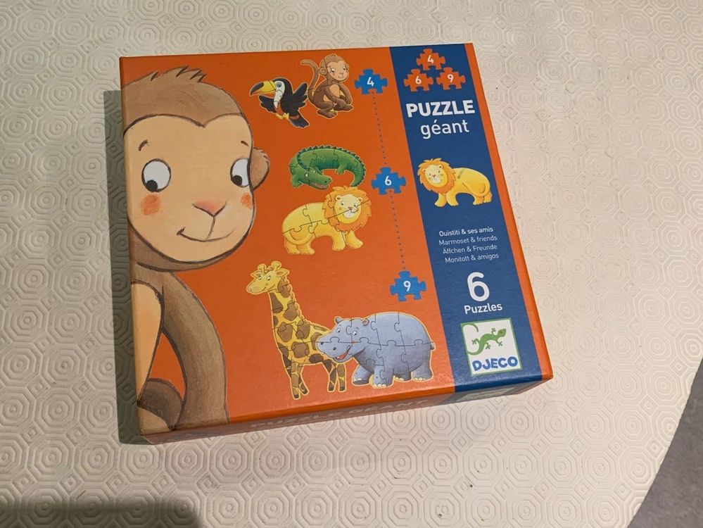 Puzzle Géant Ouistiti et ses amis - Djeco*