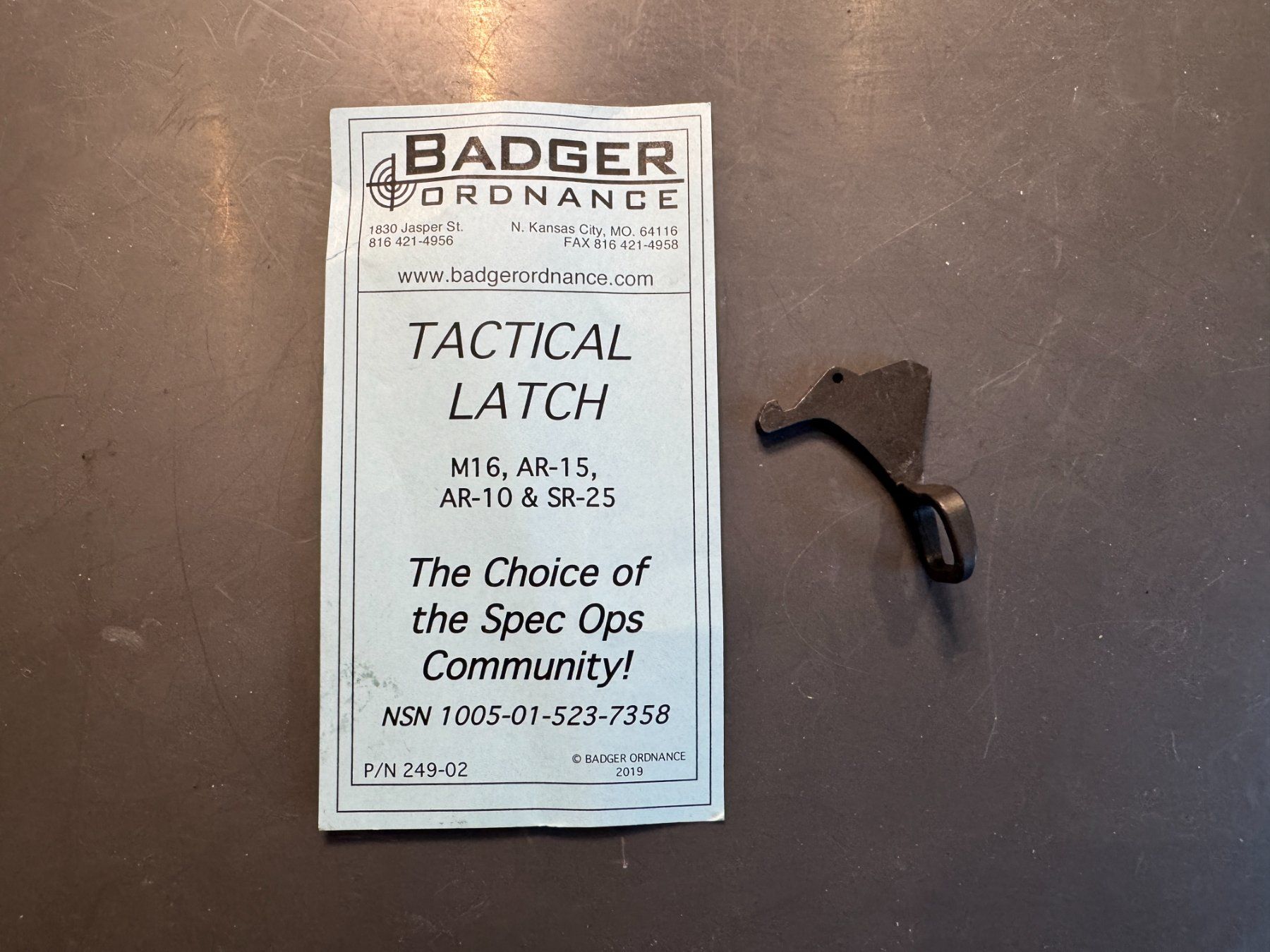 Tutti gli attrezzi: Badger Ordnance Tactical Latch AR-15 – Usato da Collex venduto da commander31