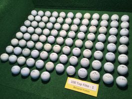 100 Golfbälle Top Flite (sehr schön)