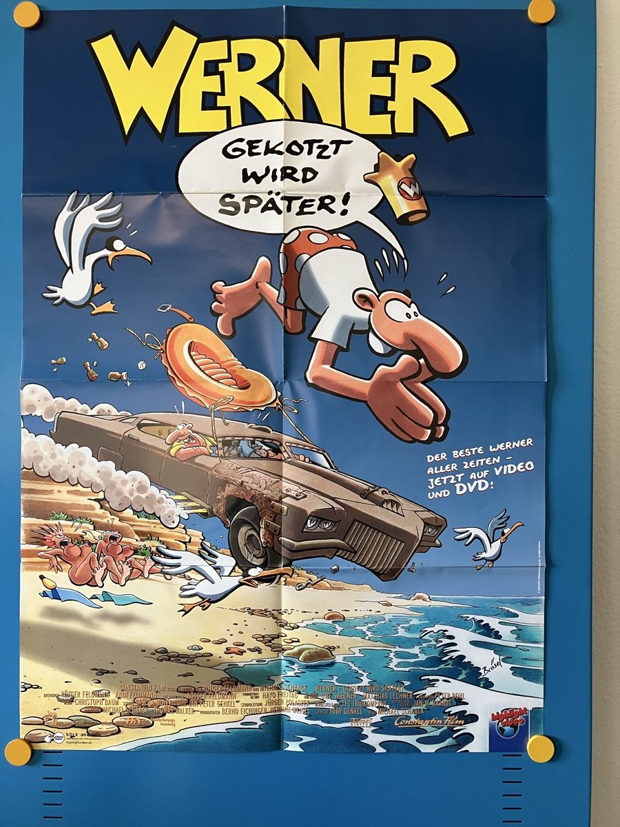 Foto & Immagini: Werner - Gekotzt wird später - Kinoplakat – Nuovo e nell'imballaggio originale da Lausen venduto da Indexvision 3