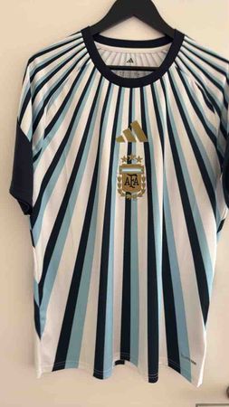 Argentina NationalFootball Jersey Adidas Blue White Like New