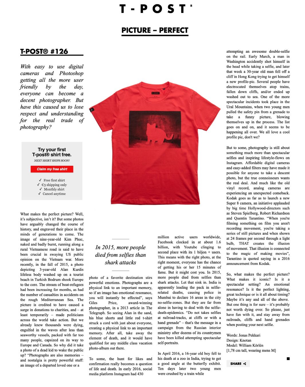 T-Shirts: T-post.com Special T-Shirts mit Background - Grösse M – Neu (gemäss Beschreibung) aus Münsingen von Omasaki