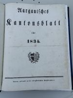Antiker Band Gebunden /Aargauisches Kantonsblatt für 1835