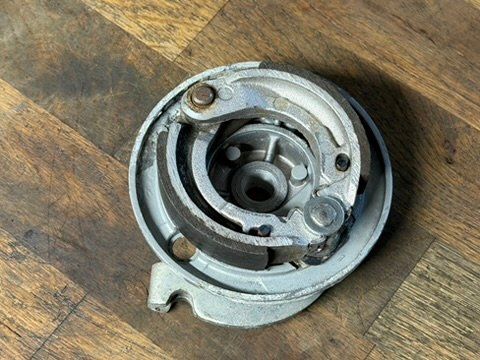 Mofa-Ersatzteile: Bremsteller vorne Puch Supermaxi – Gebraucht aus Bolken von si.x.las 2