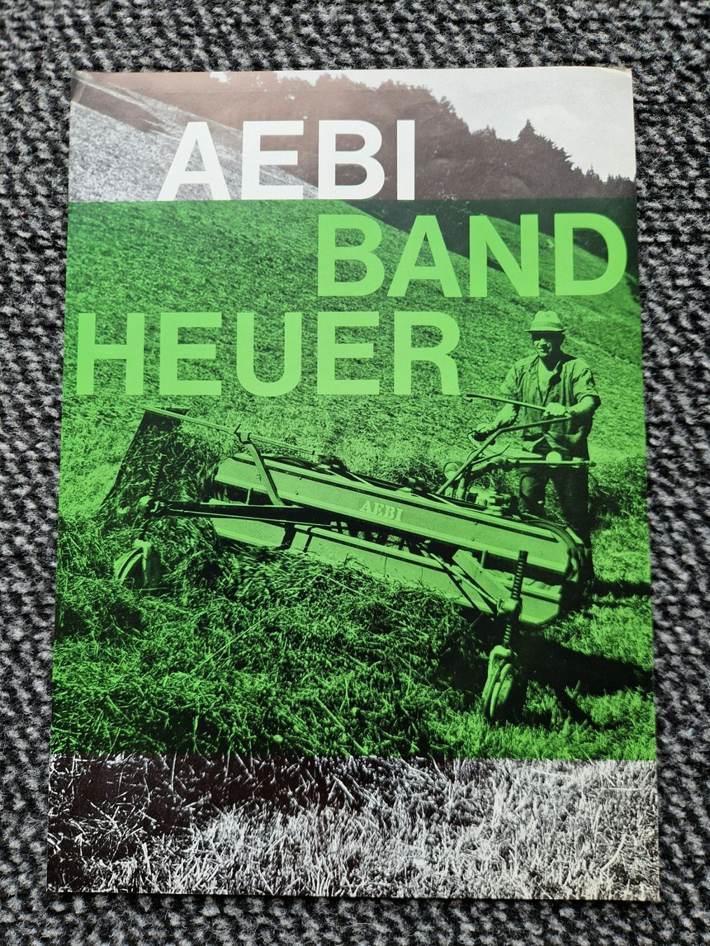 Aebi Trattori: Original Prospekt Aebi Bandheuer – Usato da Dürnten venduto da Bachtel84