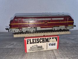 Konvolut 53: Fleischmann DSB Lok 1385 D, weinrot, top, Rar