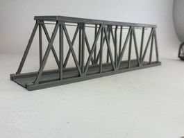 EN- Vollmer ? Eisenbahnbrücke mit Oberleitung 35 cm lang