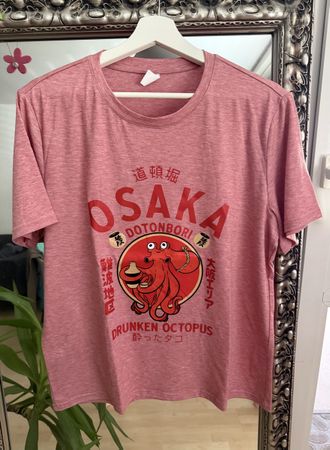 T-Shirt Osaka Dotonbori Drunken Octopus Gr. L/ NEU