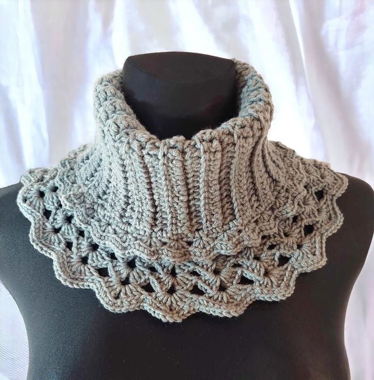 Cache cou en crochet, fait main (Neu und originalverpackt) in tartegnin ...