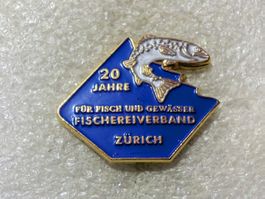 Ansteckpin 178: 20 Jahre Fischereiverband Zürich