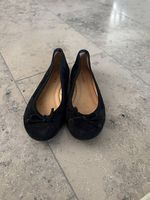 Ballerina Wildleder schwarz Pesaro