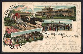Litho Motive von der Pferderennbahn, Tot