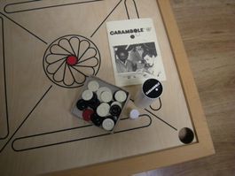 Carrom Brettspiel Carambole Holz 68x68cm NEU