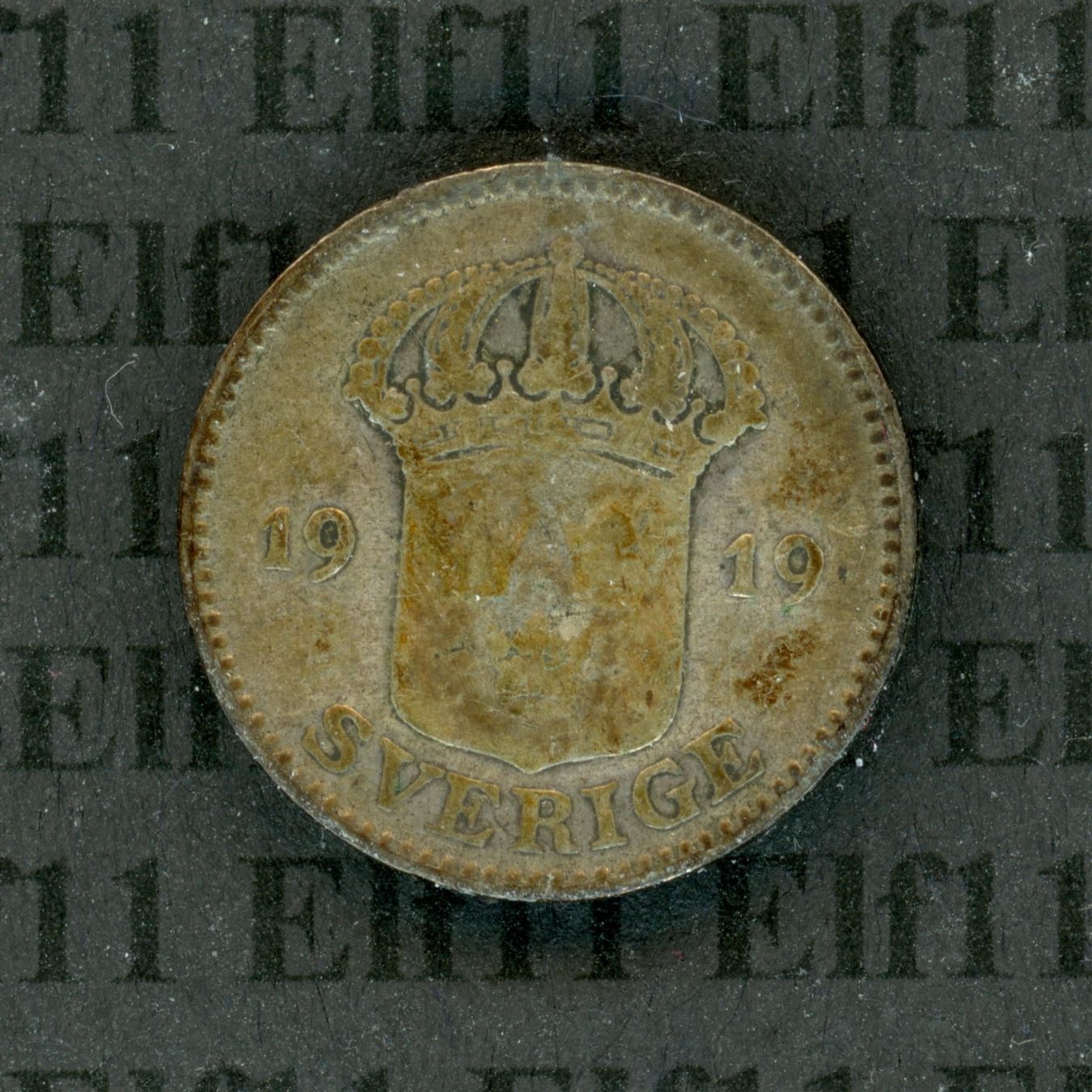 Tutti le monete: SEK___0.25 1919 s-ss 25 Öre – Usato da Widnau venduto da Elf11