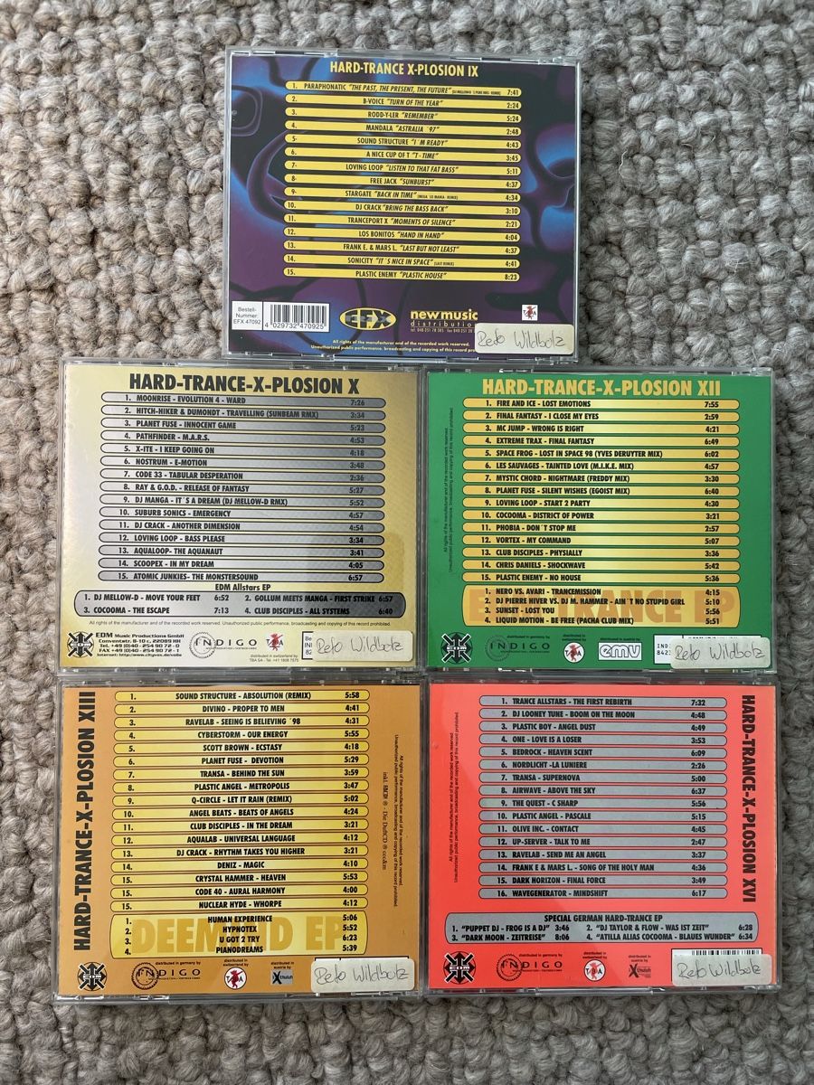 CDs: 5x Hard-Trance X-Explosion – Gebraucht aus Reinach AG von trigger7811 1