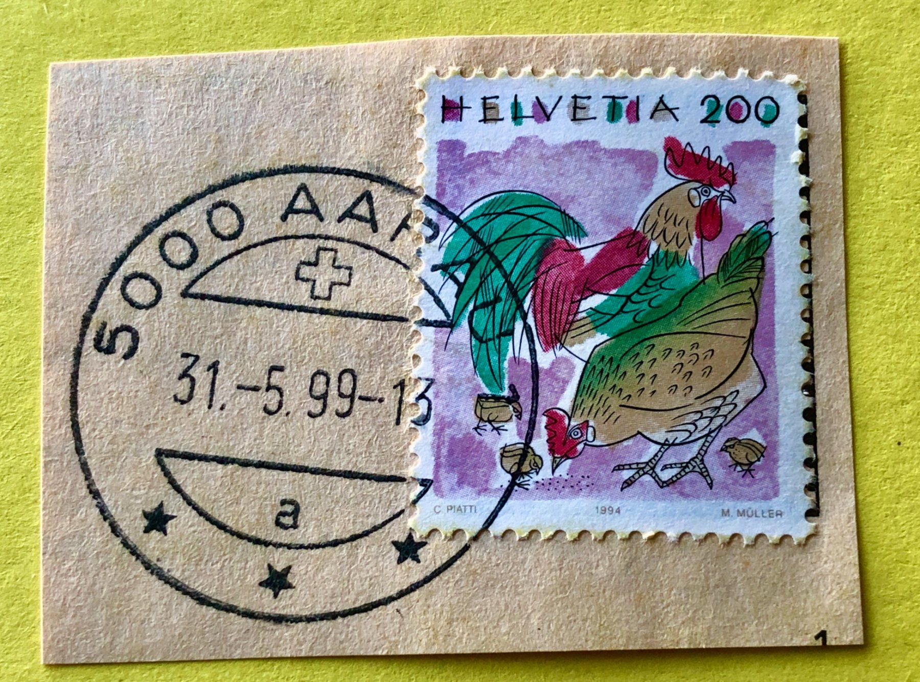 Tutti i francobolli: Nr.869 mit Stempelt Hühner Aarau    – Usato da Aarau venduto da Billa007