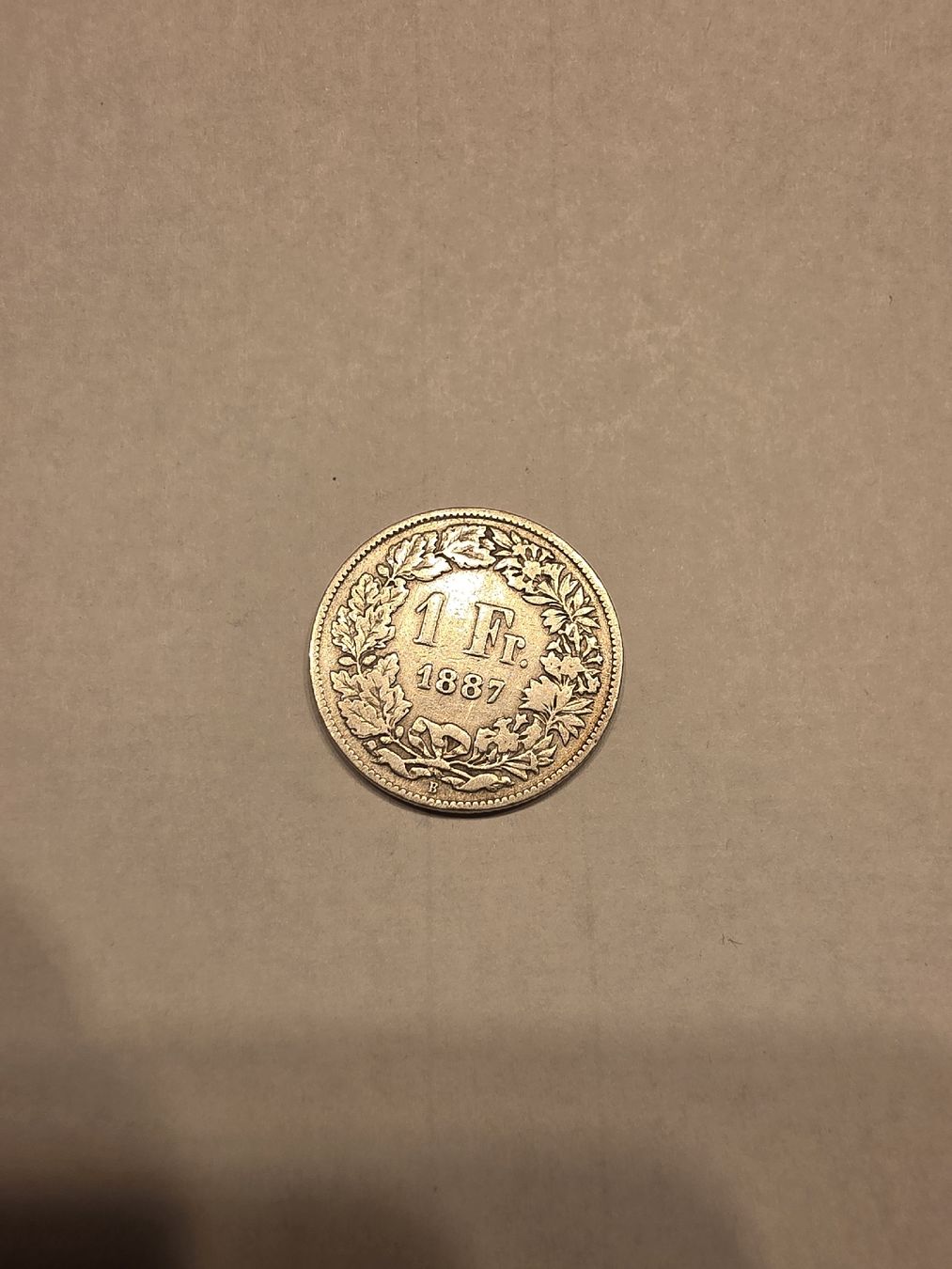Toutes les monnaies: pièce argent 1chf 1887 – D'occasion à Fribourg par yan_z5fr
