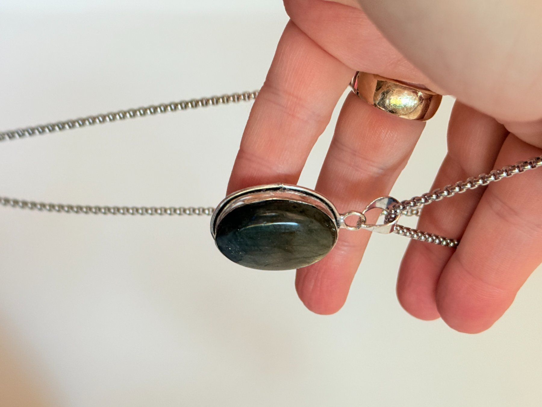Catenine: Collier labradorite, élégant et tendance ✨ – Nuovo (secondo la descrizione) da Genève venduto da AWWA 3