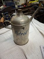Vintage Petrol Kanne, 4L, Metall, Top Zustand!