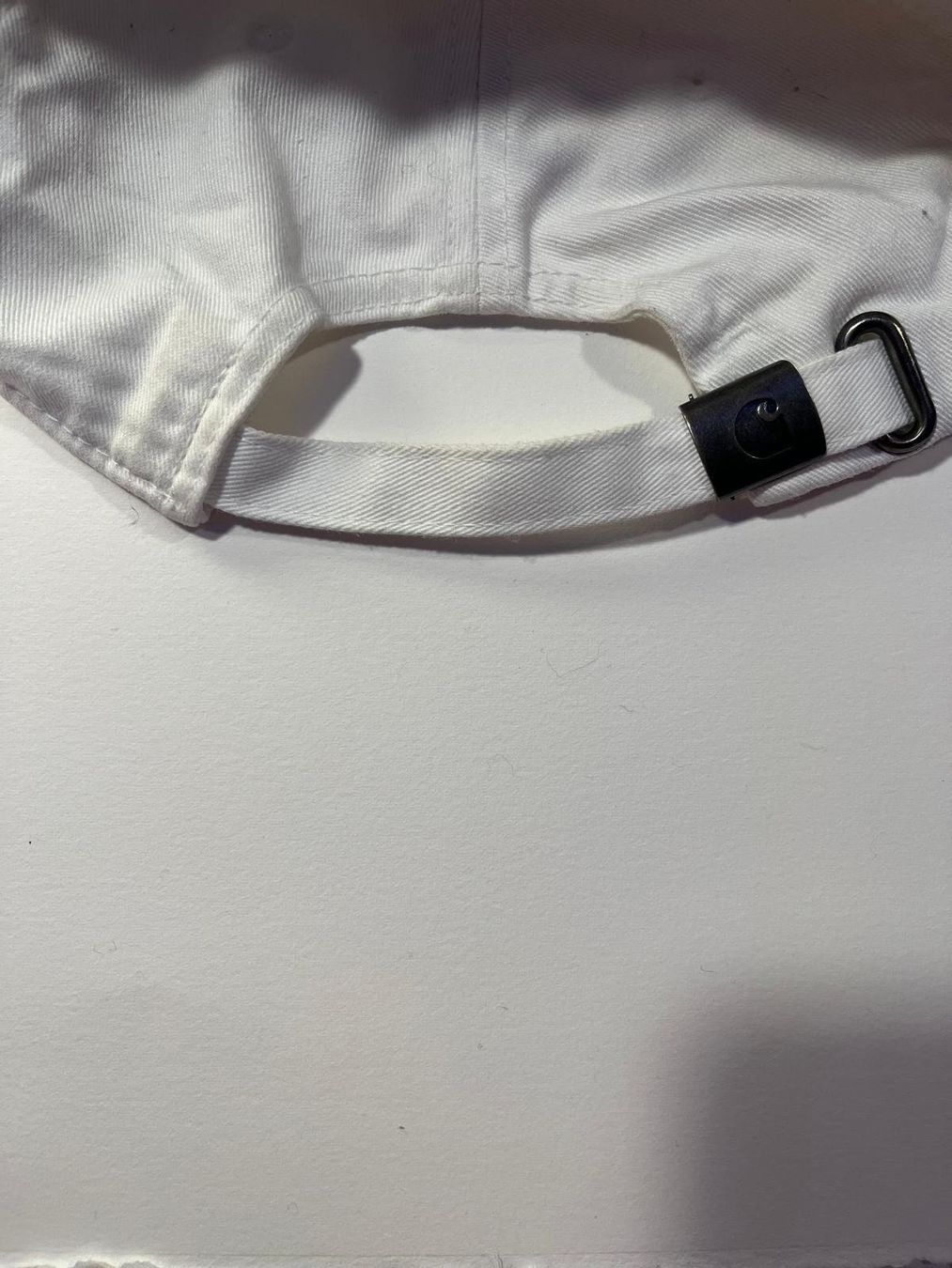 Carhartt Copricapi, berretti & cappellini: Weisse Carhartt Liquid Script-Kappe – Usato da Dornach venduto da mkh_8yst 3