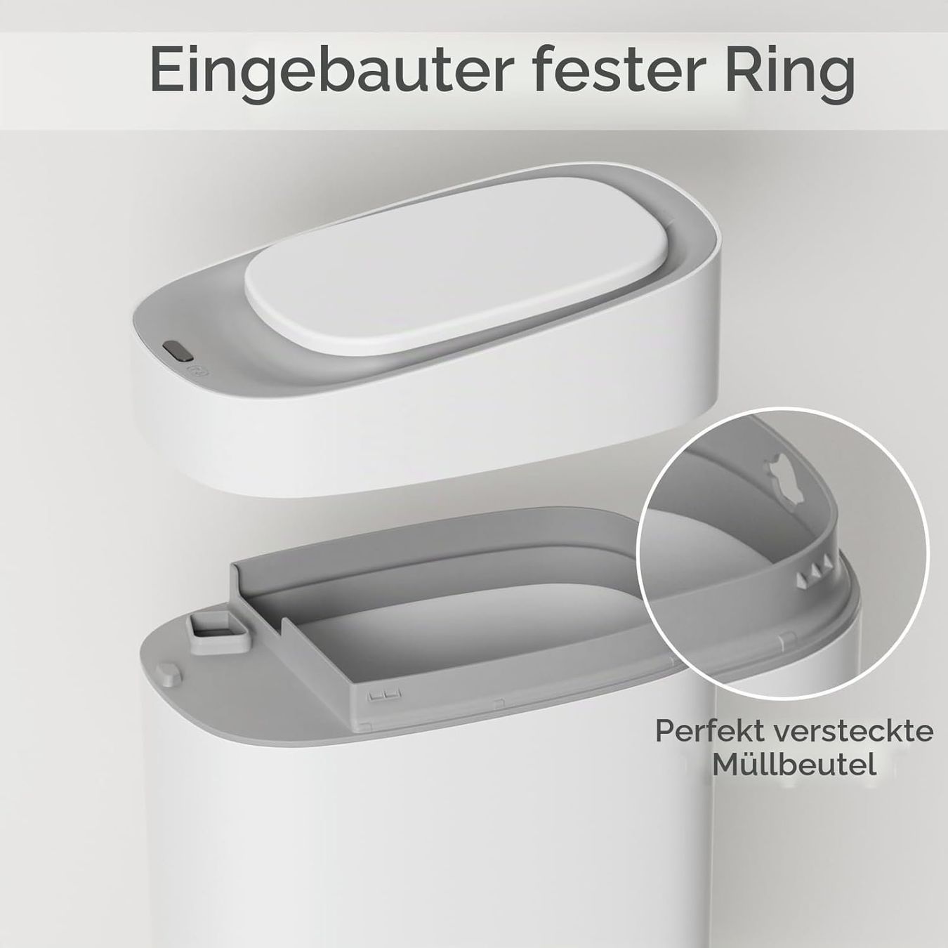 Poubelles: Mülleimer Automatisch Sensor 9,5L Schmal Wasserdicht Deckel – Neuf avec emballage d'origine à Hallau par Sale50OFF 6