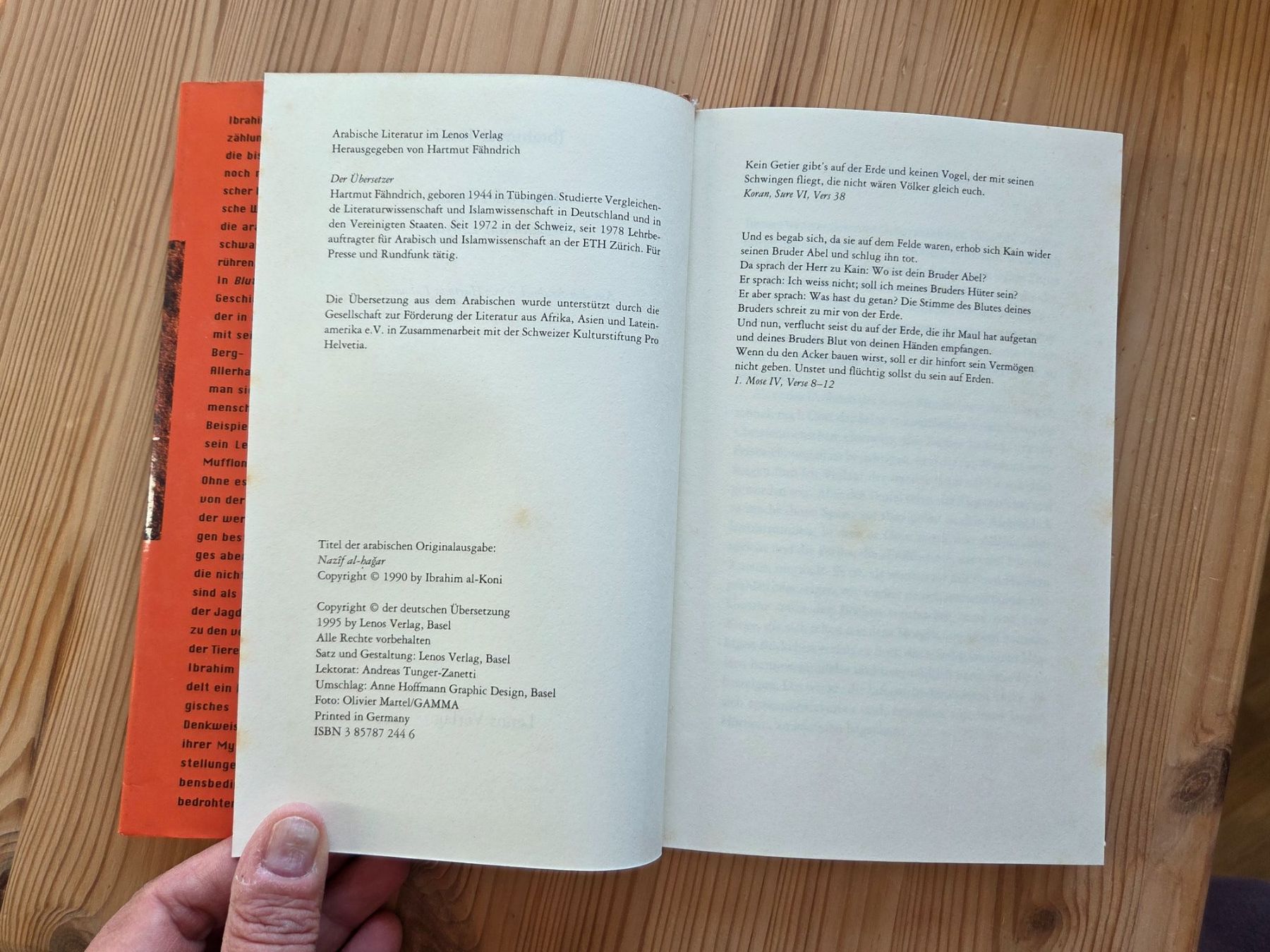 Libri: Blutender Stein, Ibrahim al Koni, Libyen – Usato da Liestal venduto da ITOlio 3