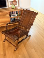 Antiker Massivholz Sessel