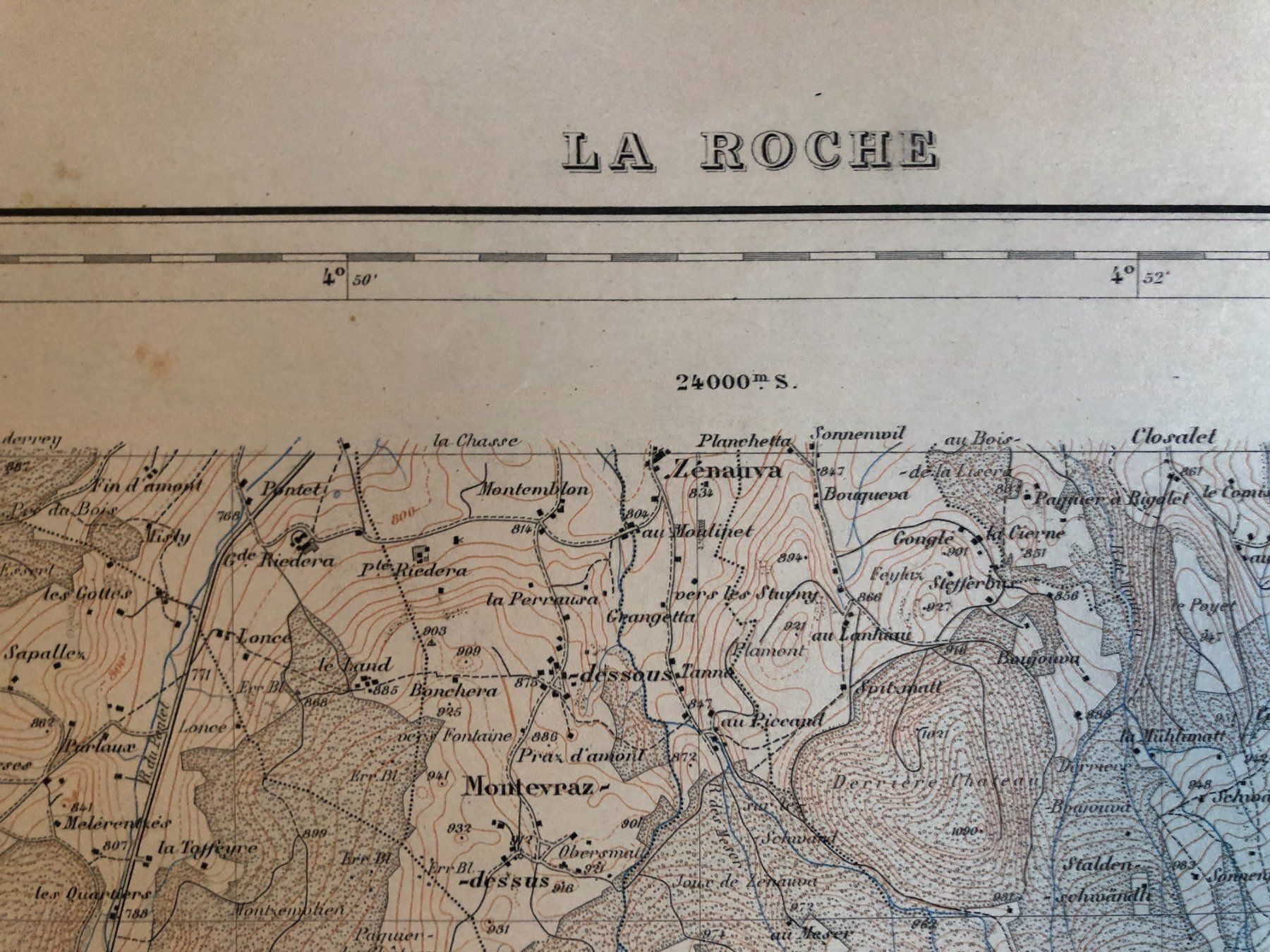 Cartine & Atlanti: Siegfriedatlas Bl. 347: La Roche – Usato da Zürich venduto da allp 2