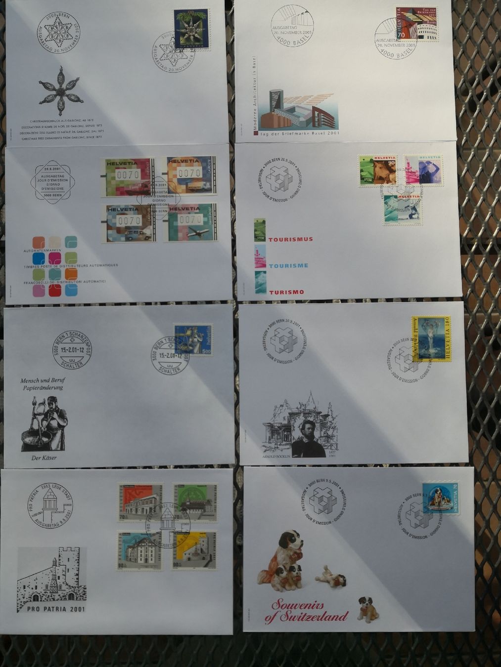 Alle Briefmarken: 2001 FDC – Neu (gemäss Beschreibung) aus Berikon von Truk56 1