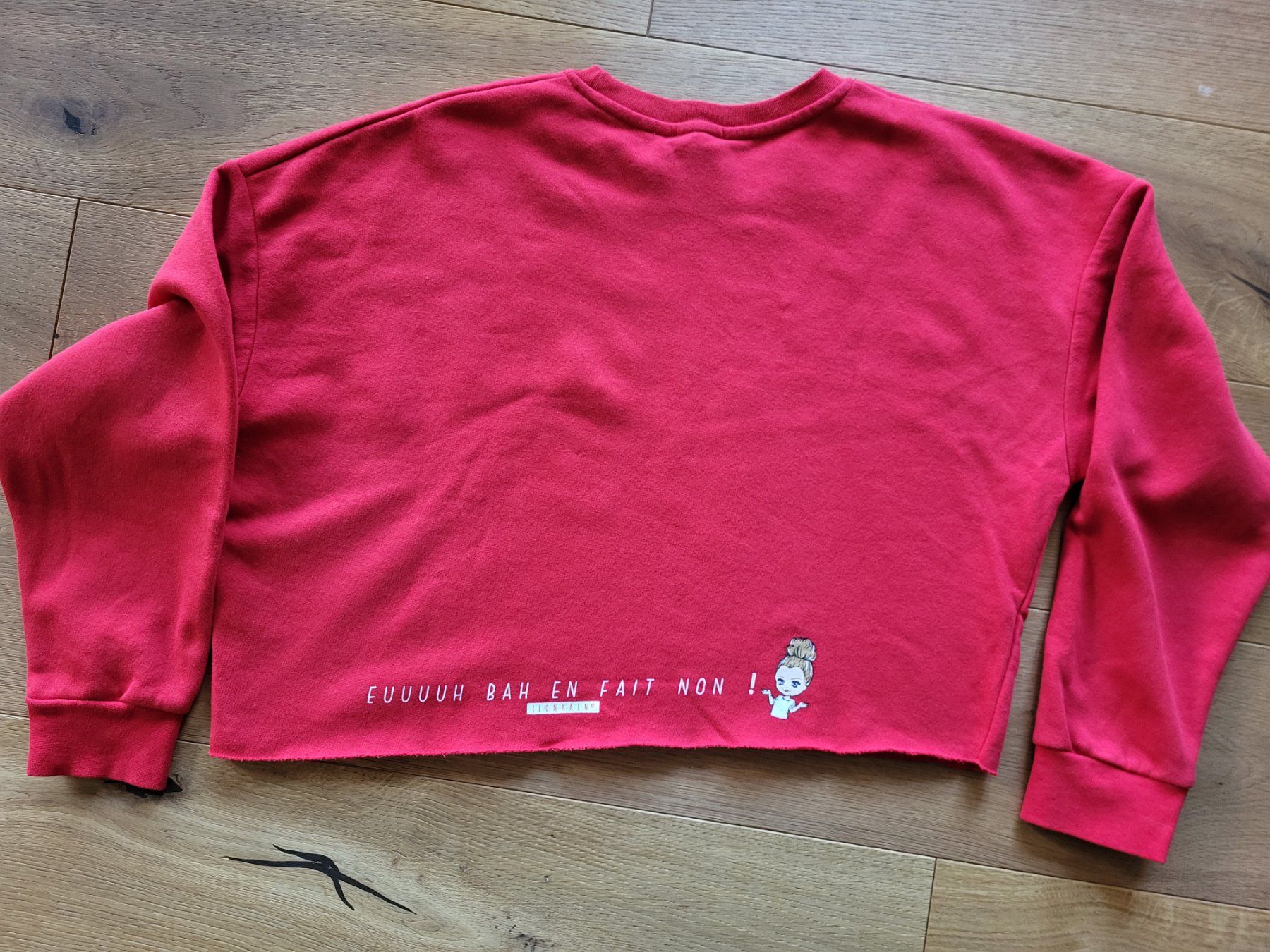 Blusen, T-Shirts & Tops: Pull rouge Top- Croc Jennyfer taille L – Neu (gemäss Beschreibung) aus Courroux von Belleange 1