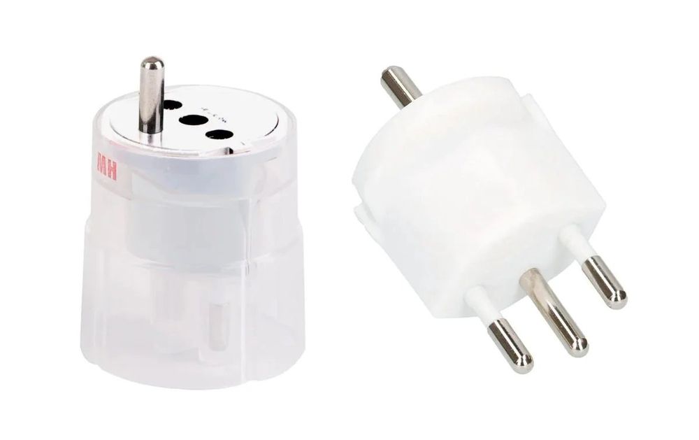 Fixadapter SchuKo Konturenstecker – T12 weiss (Neu und originalverpackt ...