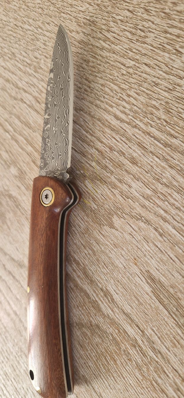 Coltelli tascabile: klappmesser damast – Nuovo (secondo la descrizione) da Burgdorf venduto da maj_swz8