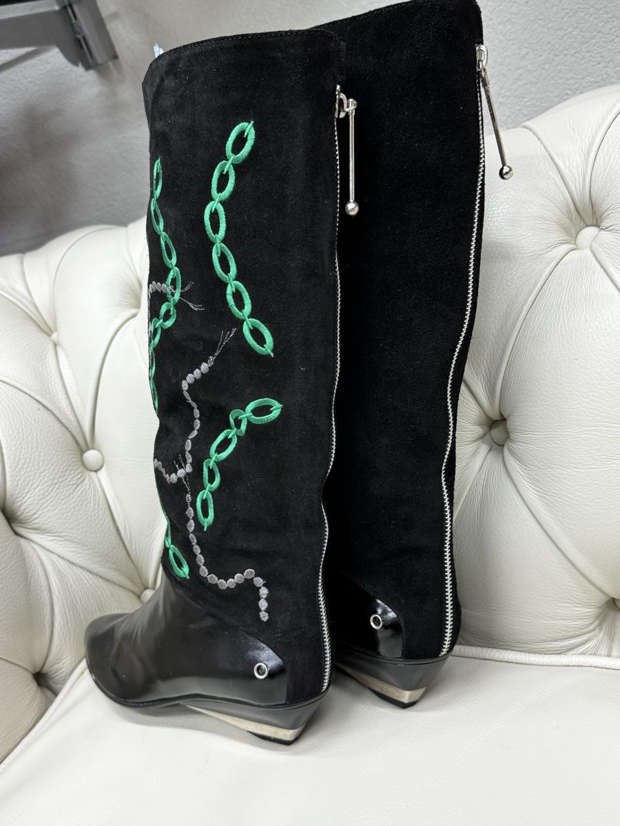 Casadei Scarpe da donna: Casadei Leder Stiefel – Nuovo (secondo la descrizione) da Lachen SZ venduto da HelvetiaLuxury 4