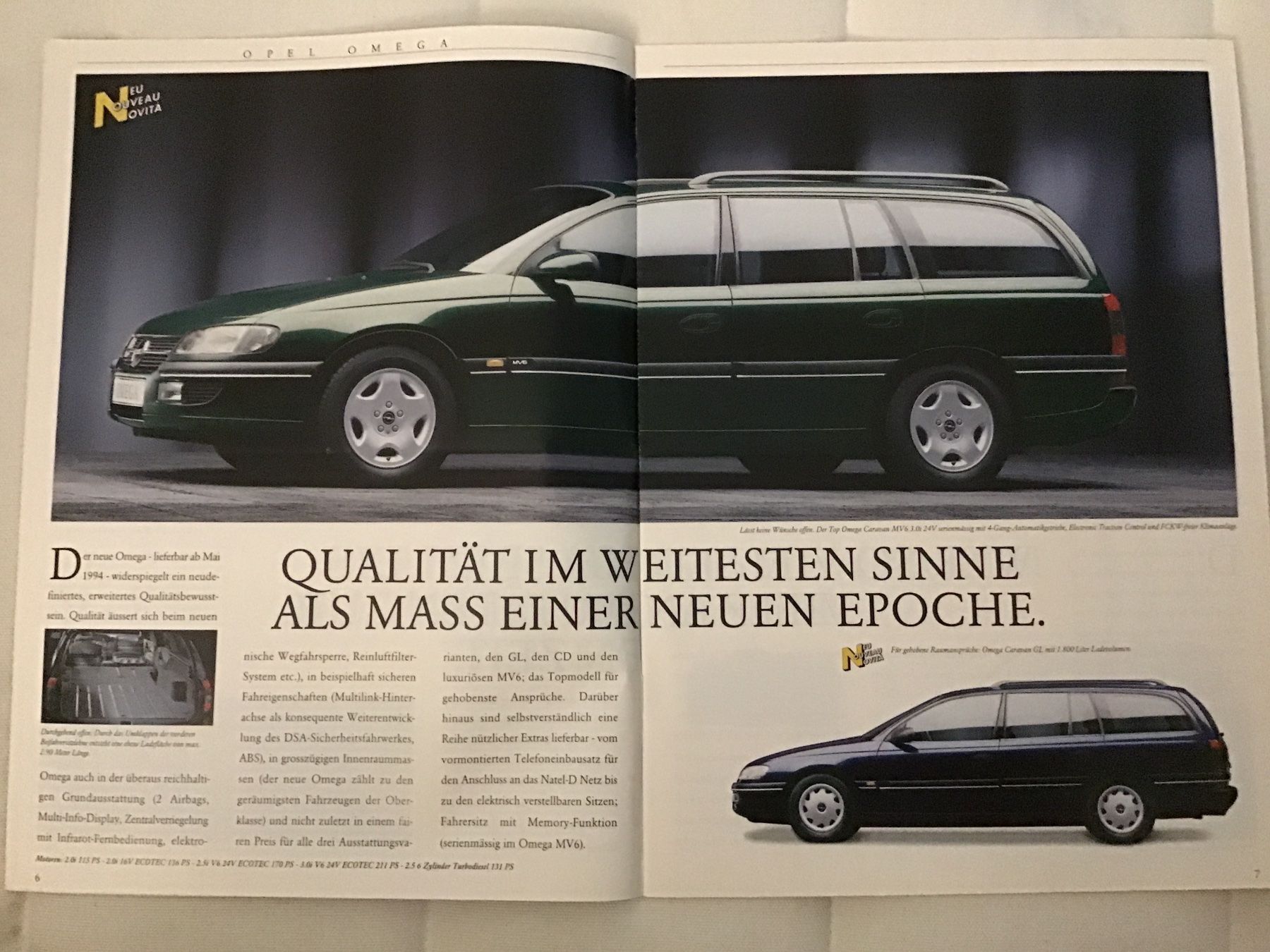 Opel Documenti: Opel Programm Verkaufsprospekt 1994 32 Seiten – Usato da Scherzingen venduto da Starseller62 3