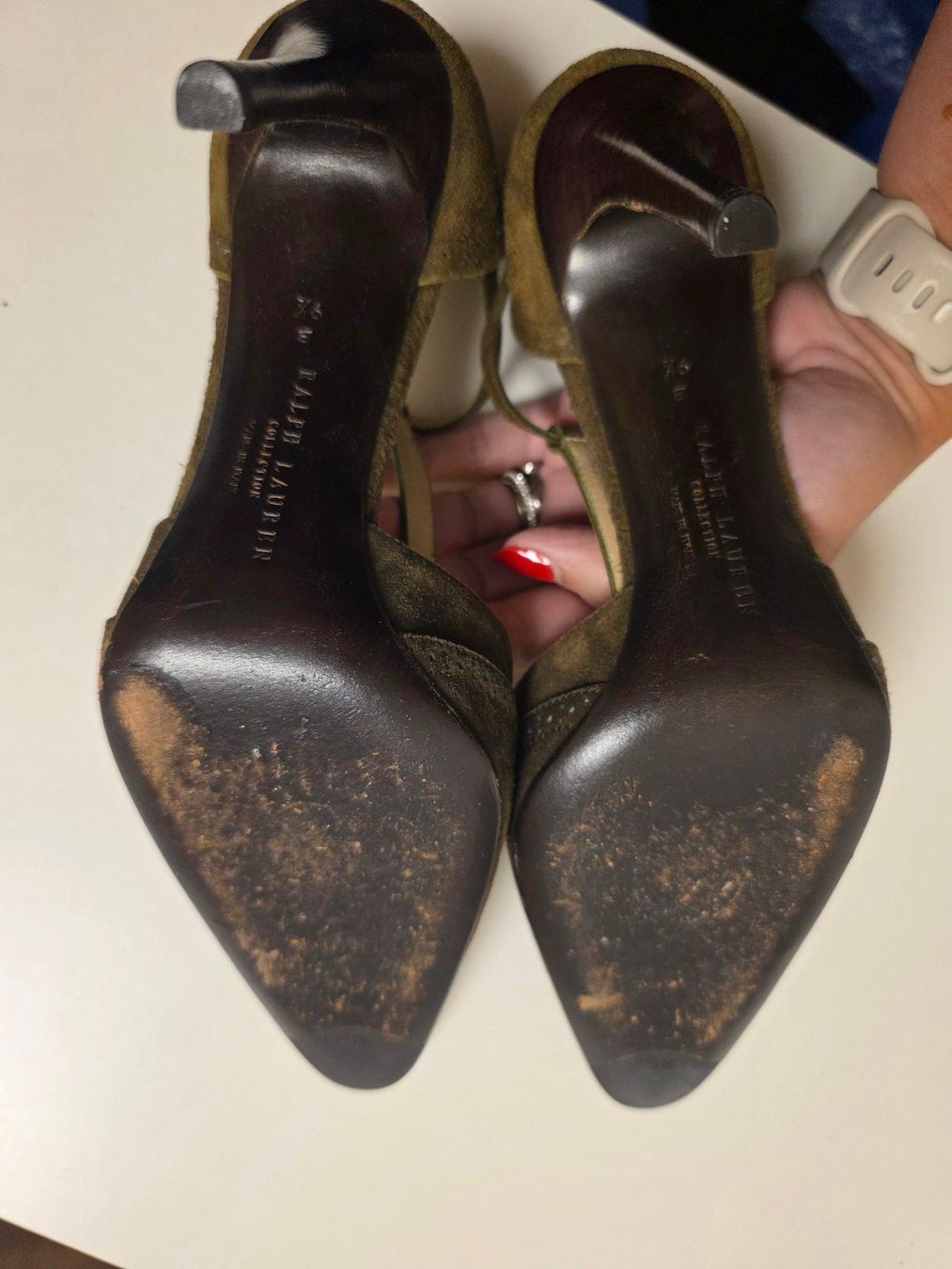 Ralph Lauren Scarpe da donna: Escarpins de Luxe Ralph Lauren Collection – Nuovo (secondo la descrizione) da Les Diablerets venduto da Audemer 3