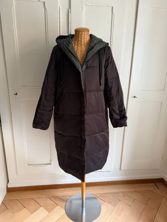 ZARA - Wintermantel schwarz warm M