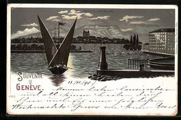 Litho Genève, Genève au Clair de Lune