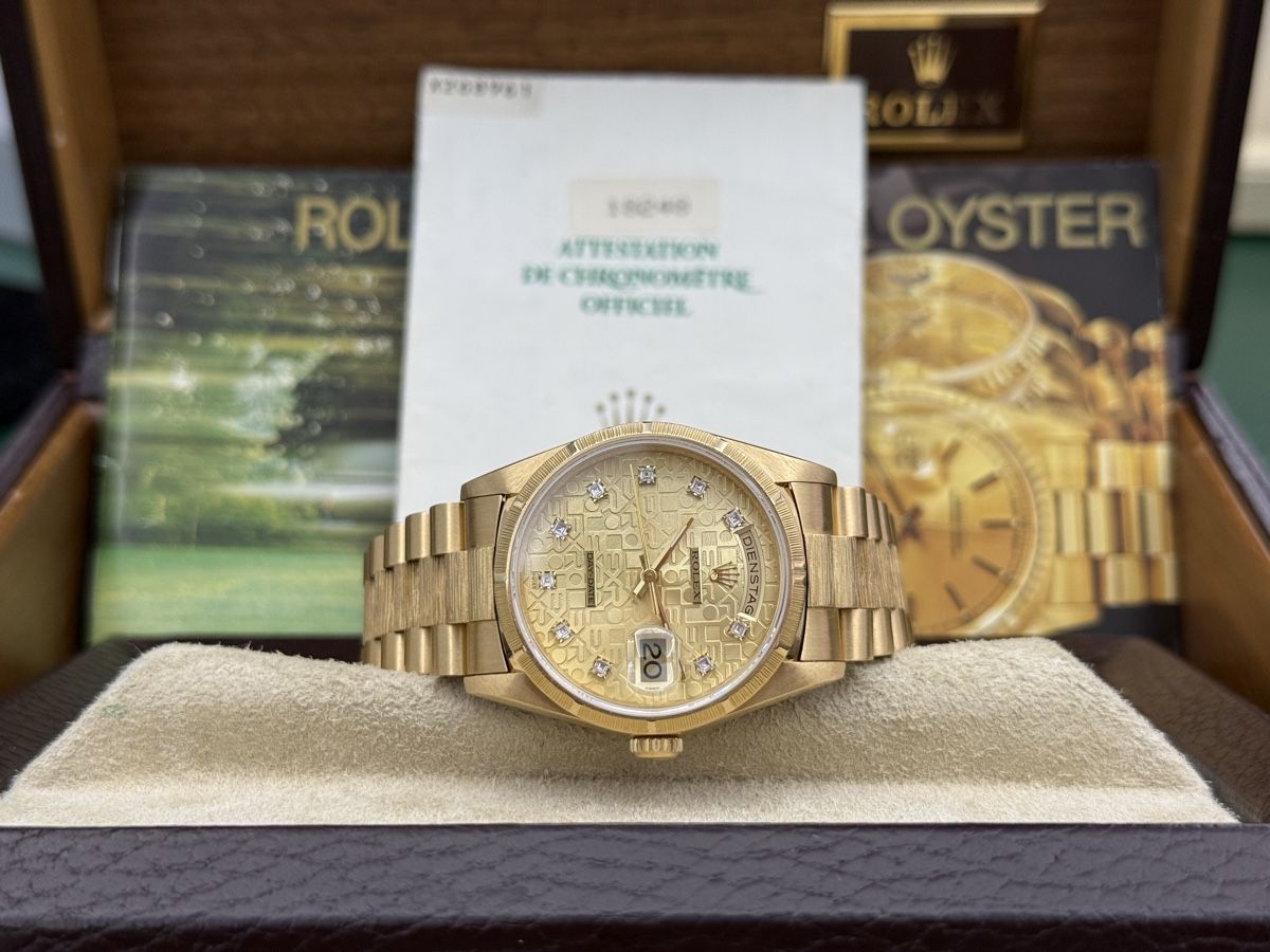 Rolex Orologi: Rolex Day-Date 18248 Full Set 1993 Amazing Condition – Usato da Zürich venduto da watchdealer-24 8