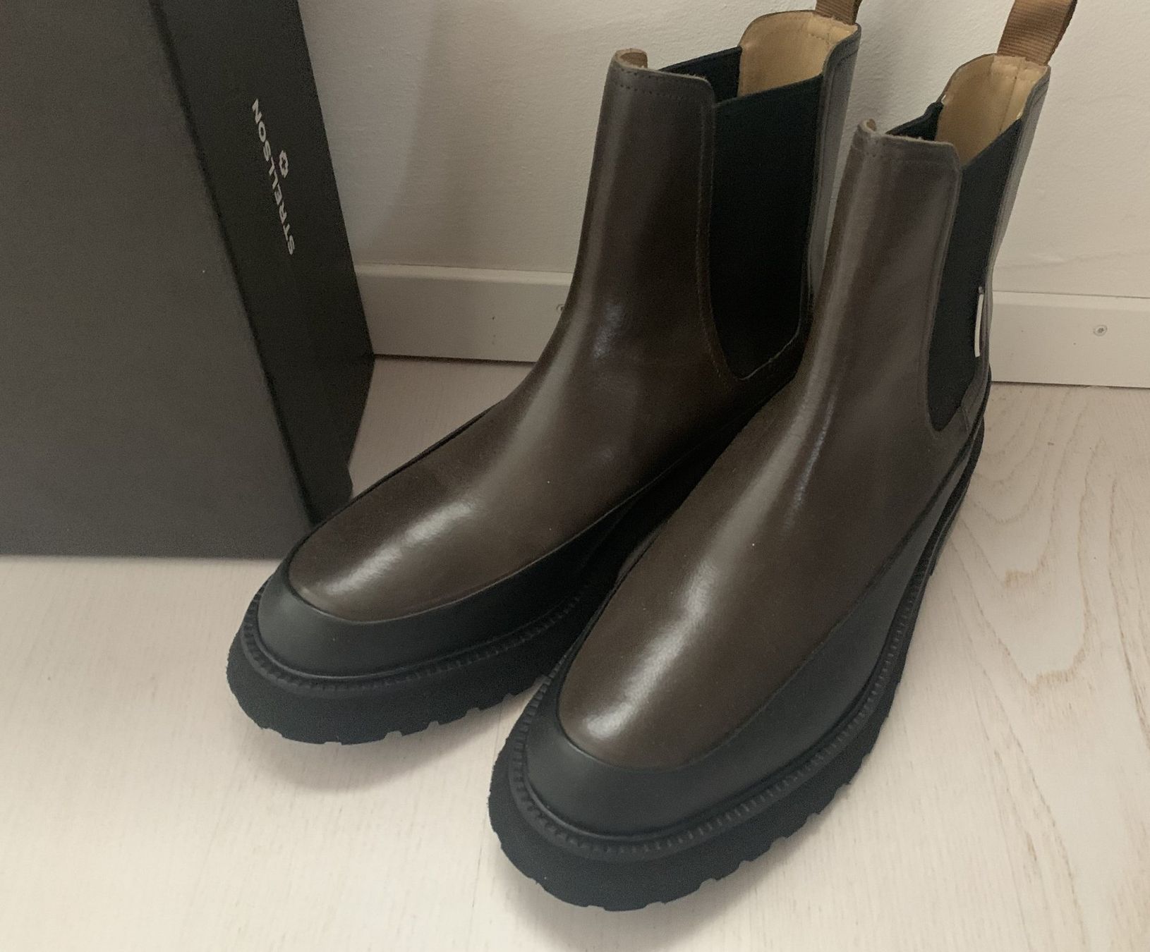 Navyboot Scarpe da uomo: Coole Strellson Stiefeletten – Nuovo (secondo la descrizione) da Volketswil venduto da zwitsch33