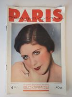 Paris Magazine, Aout 1933. Édition originale rare.