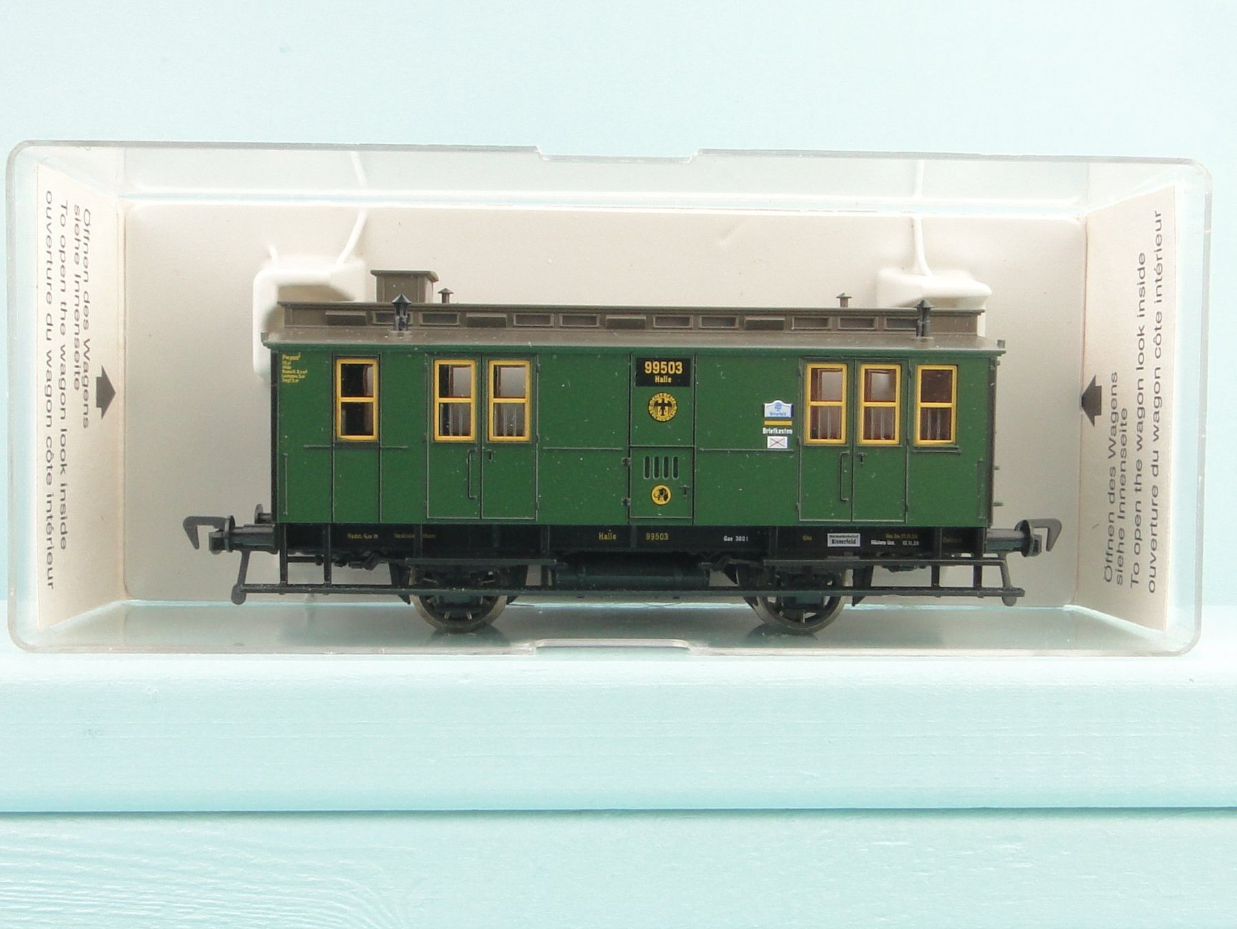 Fleischmann Modellini di ferrovie: Fleischmann 5057 Postwagen DRG, NEU – Usato da Bülach venduto da cann11 1
