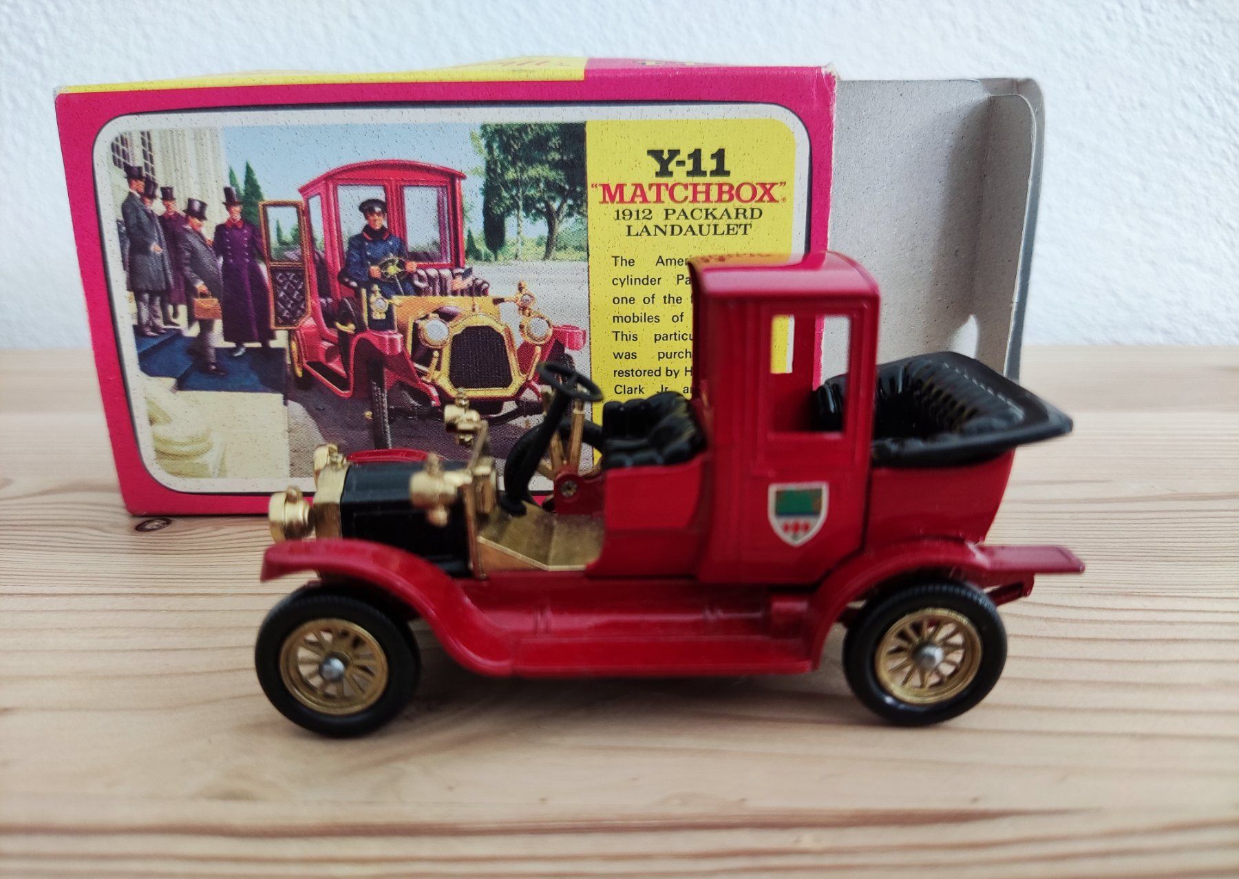 Matchbox Modellini d'auto: Y-11 MATCHBOX 1912 PACKARD LANDAULET – Usato da Chur venduto da Nisami 2