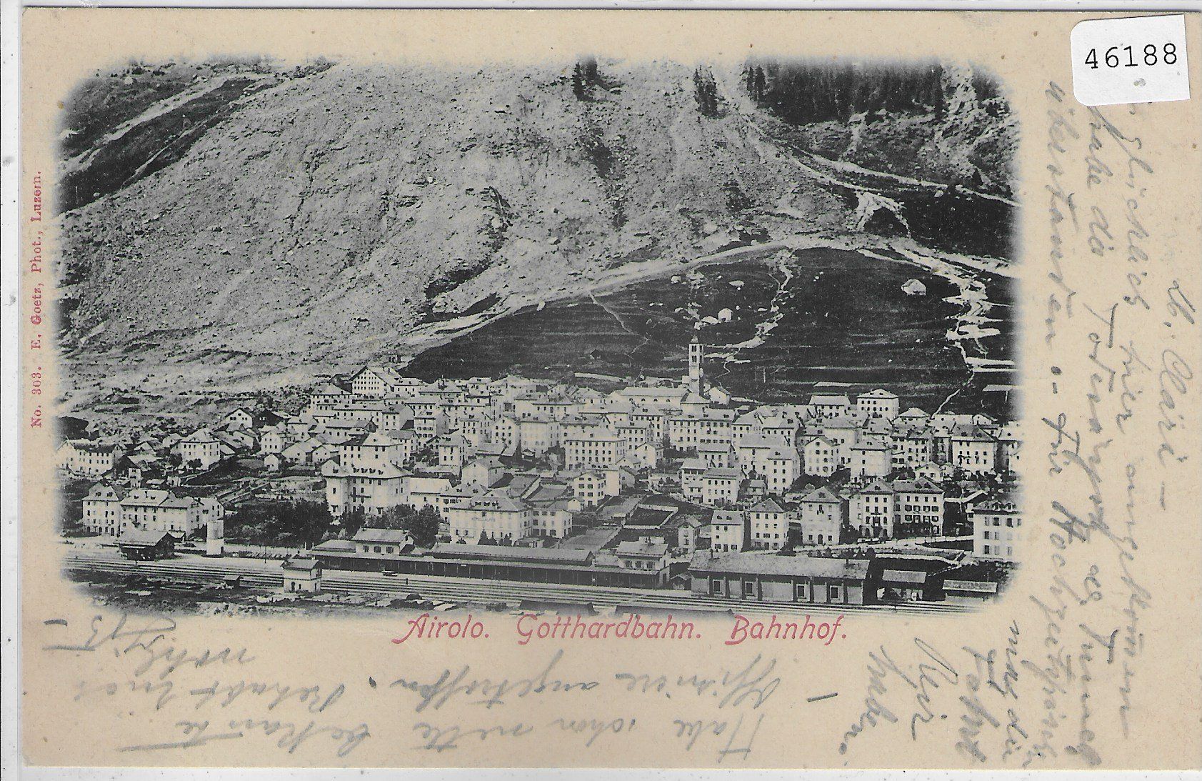 Cartes postales: Airolo - Gotthardbahn - Bahnhof – Défectueux à Ettingen par Kartenplanet