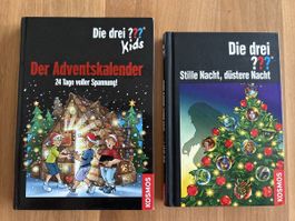 Adventskalender und Buch: die drei Fragezeichen