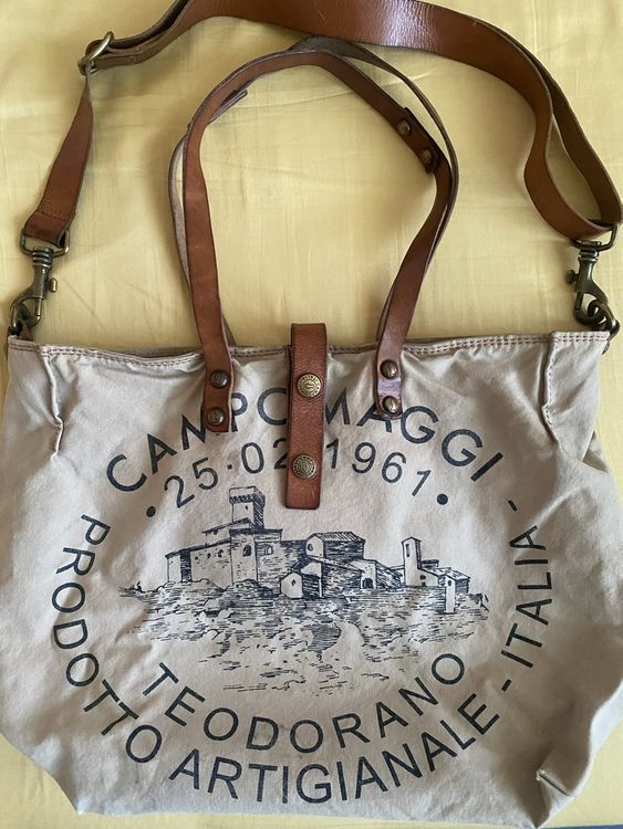 Campomaggi Canvas Shopper mit Lederdetails,ä (D'occasion) à Zürich