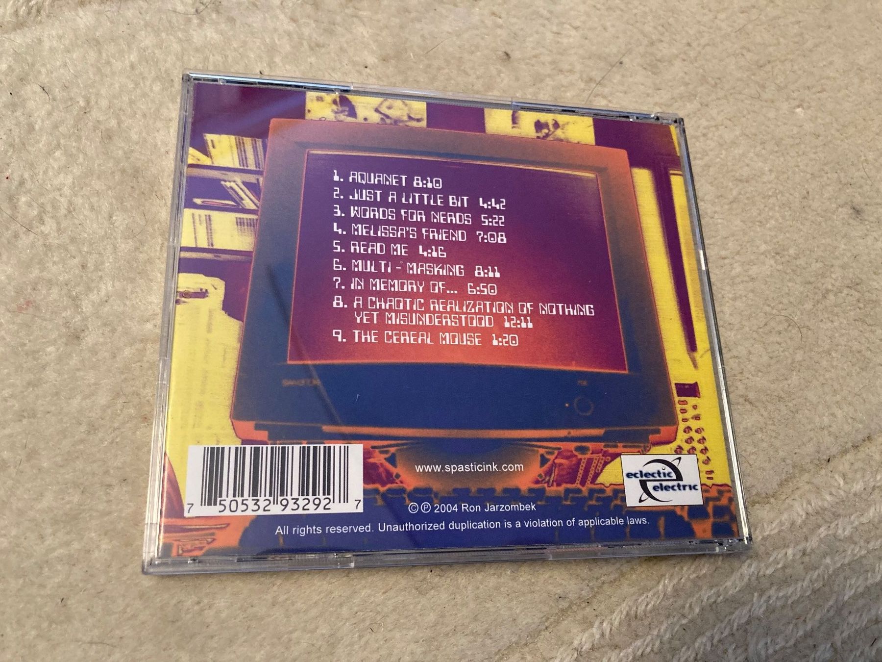 CD: Spastic Ink - Ink Compatible CD (Progressive Metal)original – Usato da Wagenhausen venduto da Novafreund283 2