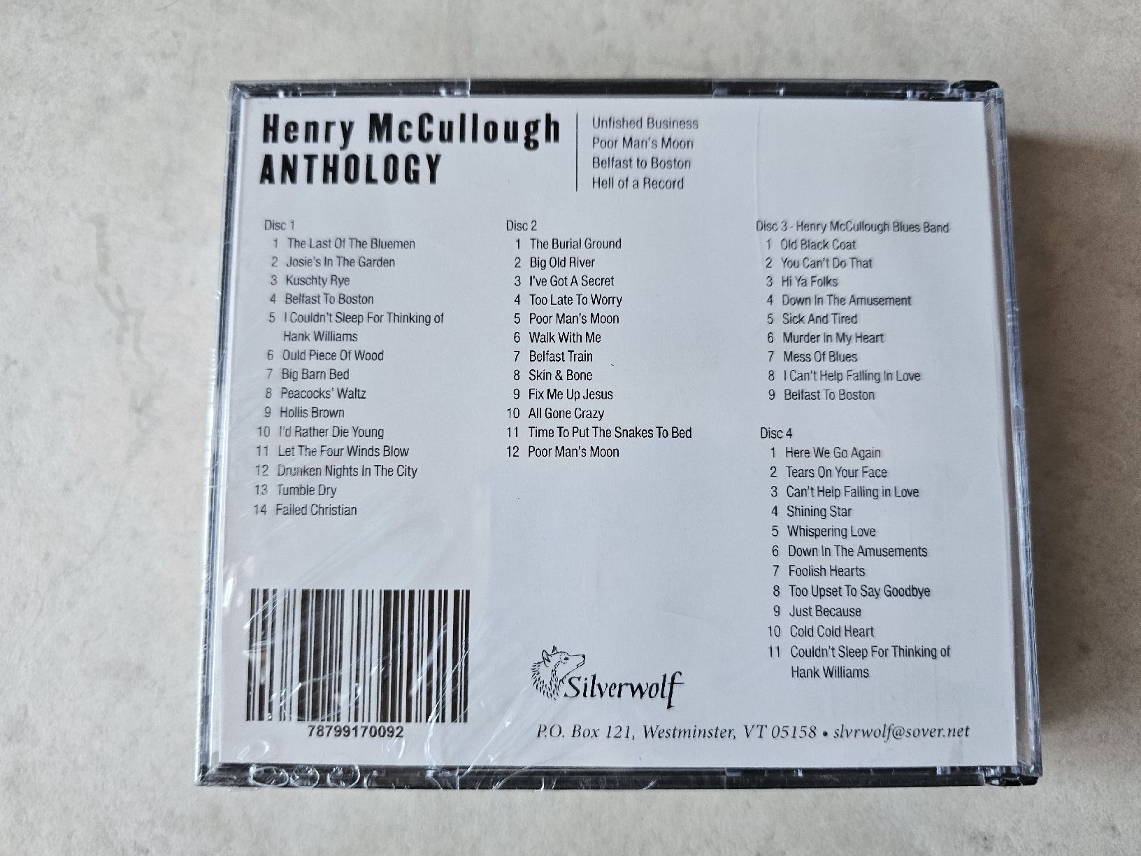CD: Henry McCullough  -  Anthology  /  4 CD Box Fabrikneu – Nuovo e nell'imballaggio originale da Schneisingen venduto da backstore24 1