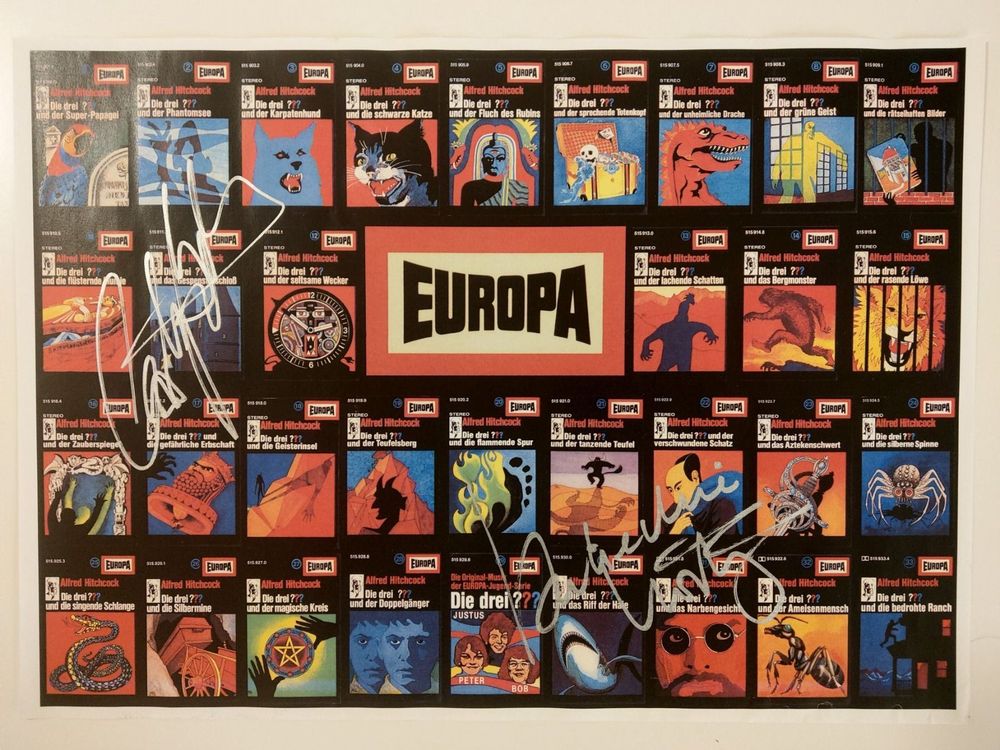 Die drei Fragezeichen Poster signiert Kaufen auf Ricardo